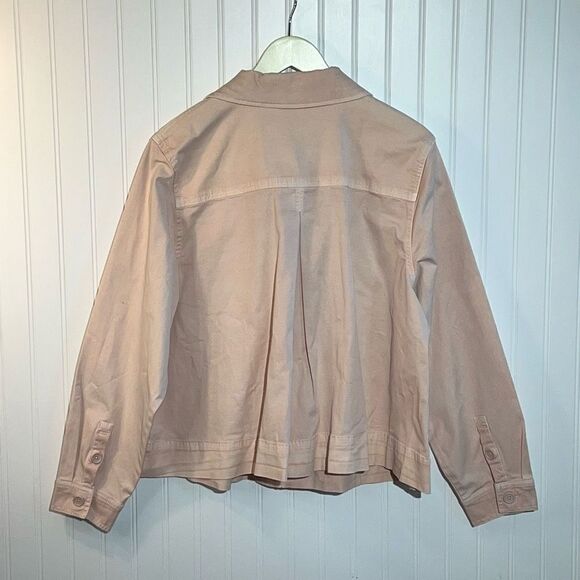 Westport Swing Jacket Women 2XLarge Pink Button Front Trapeze Barbiecore Classic - Picture 6 of 11